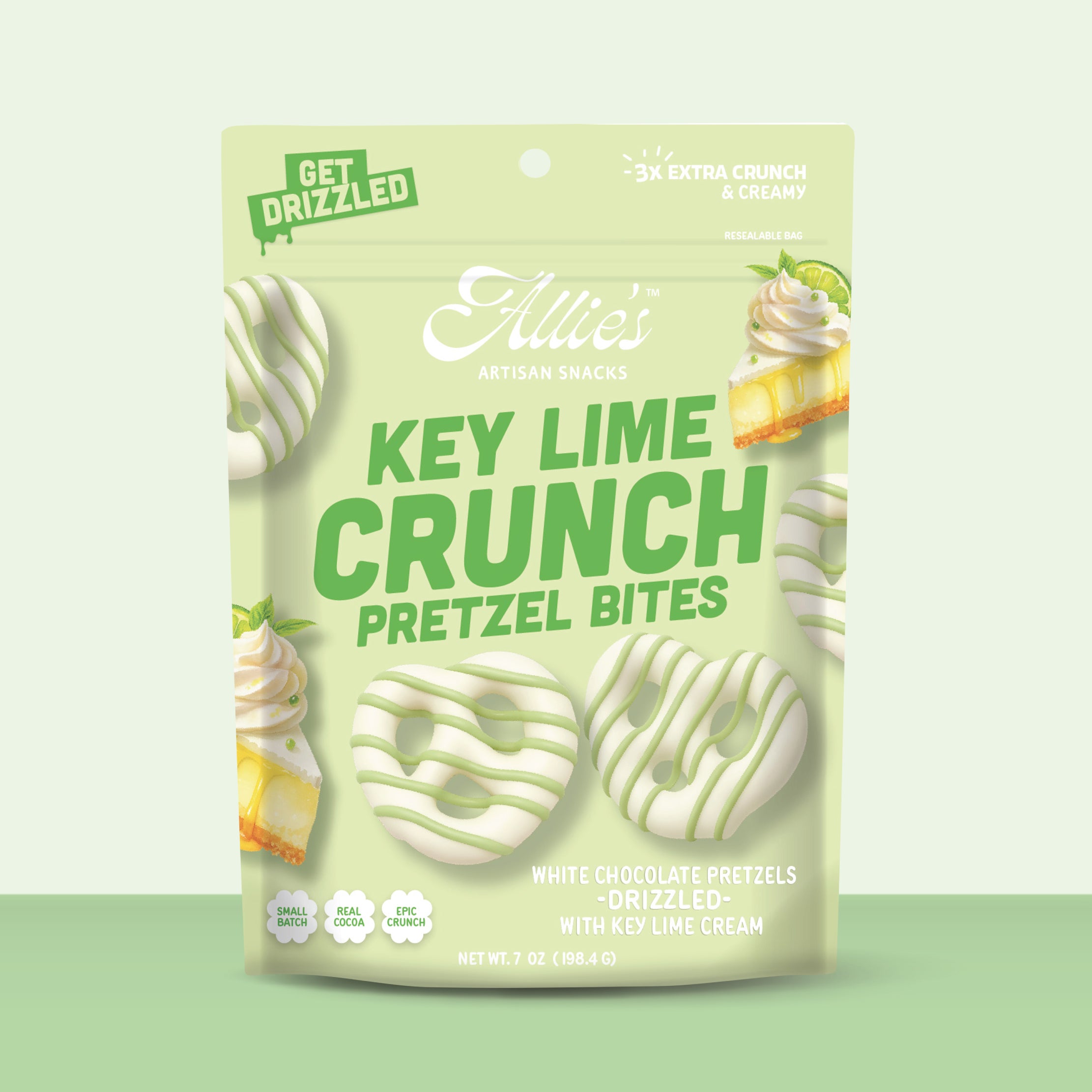 Key Lime Crunch Pretzels