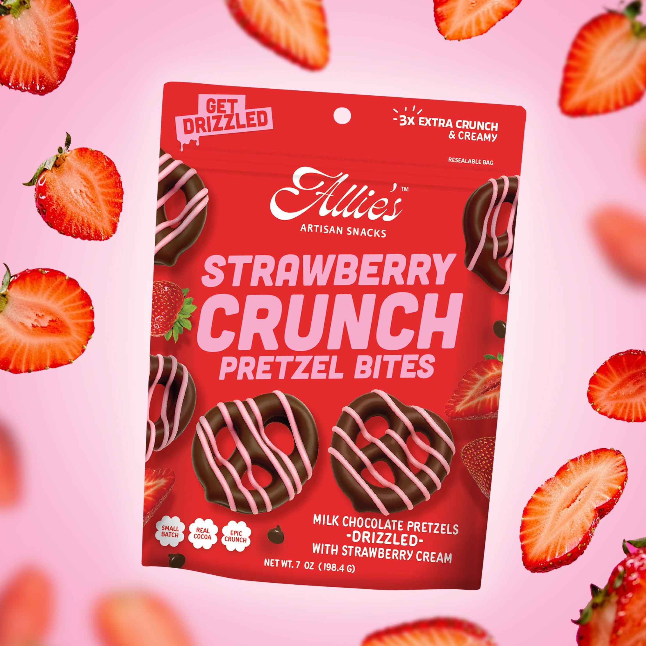 Strawberry Crunch Pretzels
